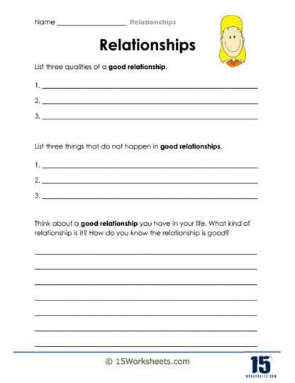 Building Healthy Relationships With 40 Helpful Worksheets.